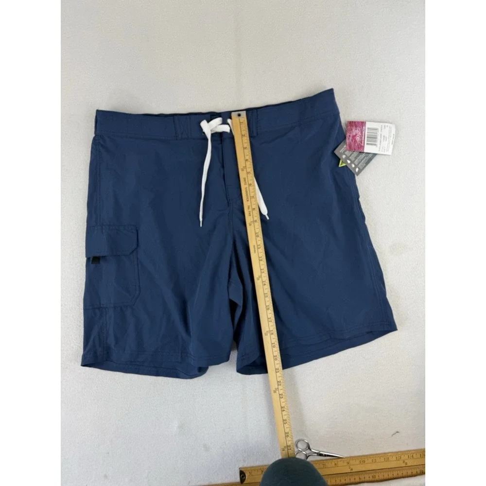 Kanu Board‎ Surf Shorts Mens 2X Blue Swim Trunks Cargo Board NWT